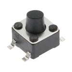 Тактовая кнопка SMD 4pin 6х6x7.0мм, шток 3.5мм