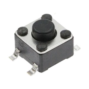 Тактовая кнопка SMD 4-pin 6х6x4.3мм, шток 0.8мм