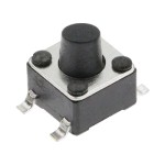 Тактовая кнопка SMD 4pin 6х6x8.0мм шток 4.5мм