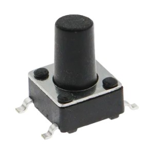 Тактовая кнопка SMD 4pin 6х6x9.5мм, шток 6.0мм