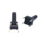 Тактовая кнопка DIP 4pin 6х6x11мм, шток 7.5мм