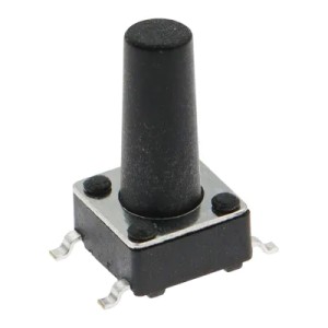 Тактовая кнопка SMD 4pin 6х6x12мм, шток 8.5мм