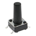 Тактова кнопка SMD 4pin 6х6x13мм, шток 9.5мм