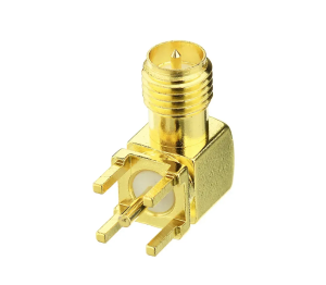 Коаксиальный коннектор RP-SM-jack угловой 1шт