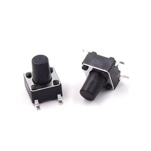 Тактовая кнопка SMD 4-pin 6х6x8.5мм шток 5.0мм