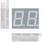 Сдвоенный 7-сегментный RGB индикатор 0.56" ACD8143 (общий анод)