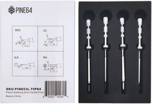 Набор паяльных жал PINECIL Soldering Short Tip Set (Fine)