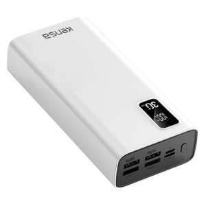 Powerbank Kensa KP-54 4USB 5В/2.1А 30000 мАч (цвет белый)