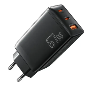 Зарядное устройство ESAAGER GaN 67W PD3.0/QC4.0 чорний
