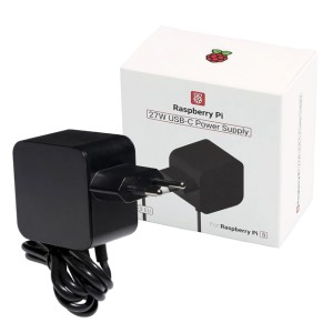 Блок питания Raspberry Pi 27Вт USB-C PD (Черный, EU)