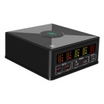 Настольный 5-портовый блок питания PinePower 165Вт (с беспроводной зарядкой)