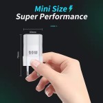 Мережевий зарядний пристрій Kuulaa 20W GaN USB + Type-C PD QC 3.0 Black