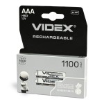 NiMH акумулятор Videx AAA HR03 1.2В 1100 мАг (блістер, 2 штуки)