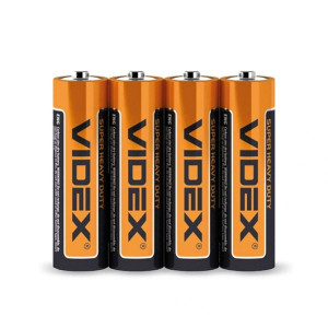 Батарейка R6P/AA 1.5В Videx (4шт.)
