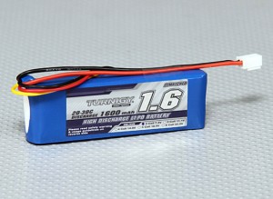 Аккумулятор Turnigy 1600мАч 2S 20C Lipo Pack Losi Mini