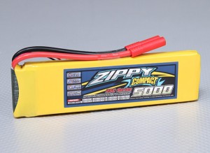 Акумулятор ZIPPY Compact 5000mAh 2S 25C Lipo Pack