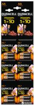 Батарейки Duracell Basic AA LR6, 12 шт.