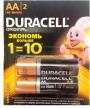 Батарейки Duracell Basic AA LR6, 12 шт.