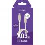 Кабель Dotfes MicroUSB to USB A03M