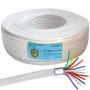 Кабель сигнальний "VKcable" 12жил, в екрані 7х0, 22мм CCA, білий, 1м
