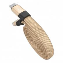 Кабель Dotfes USB Type-C A09T Self-Rolling Gold (DF-A09T-UC-GO)