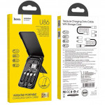 USB кабель Hoco U86 Treasure 6в1 0.28m (черный)