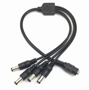 Кабель-разветвитель Y-типа 1xDC5.5х2.1-F на 4xDC5.5х2.1-M 35см