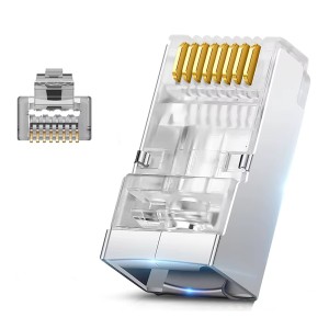 Коннектор сетевого кабеля RJ-45 8P8C Cat6 FTP экранированный