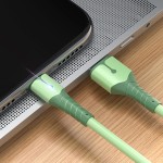 USB-кабель силікон USB-А Lightning 1.5м зелений