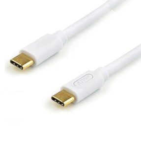 Кабель ATcom Type-C - Type-C, 60 Вт, 3 А Быстрая зарядка, белый, 1,8 м