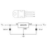 Линейный регулятор 3.3В 950мА LD1117V33