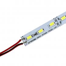 Светодиодная полоска Prolum 5630 PRO 72 LED 12В 1метр (цвет тепло-белый, 3М скотч)