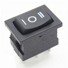 Переключатель KCD1-106-3P 6A/220V (черный)
