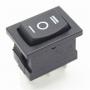 Переключатель KCD1-106-3P 6A/220V (черный)