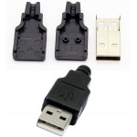 Штекер USB-A Male Socket сборной