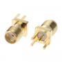 Коаксиальный коннектор SMA-jack торцевой 1шт