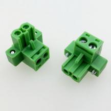 Клеммник разъемный, однорядный, 2-x контактный 2EMGKM-5.08-2P
