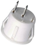 Переключатель круглый KCD1-201-2P ON-OFF 2-х контактный 6A 220V белый