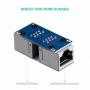 Соединитель витой пары 1x1 (RJ-45) чёрный