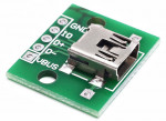 Модуль miniUSB PCB гнездо на плате