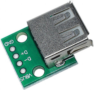 Модуль USB 2.0 Female PCB гнездо на плате