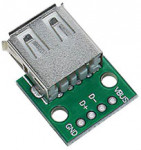 Модуль USB 2.0 Female PCB гнездо на плате