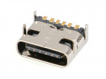 USB разъем TYPE-C socket 6p (питание) 1шт