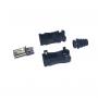 Штекер mini-USB 5pin з корпусом з кабельним вводом