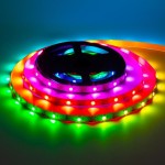 Светодиодная лента адресная RGB 5В WS2812/30 IP20 (бобина 5м)
