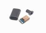 Роз'єм USB Type-C збірний (4-pin/5A) чорний