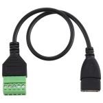 Переходник разъем USB (F) на 5-ти контактную клемму