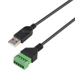 Переходник штеккер USB (M) на 5-ти контактную клемму