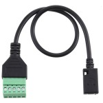 Переходник разъем mini-USB (F) на 5-ти контактную клемму