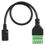 Переходник разъем micro-USB (F) на 5-ти контактную клемму